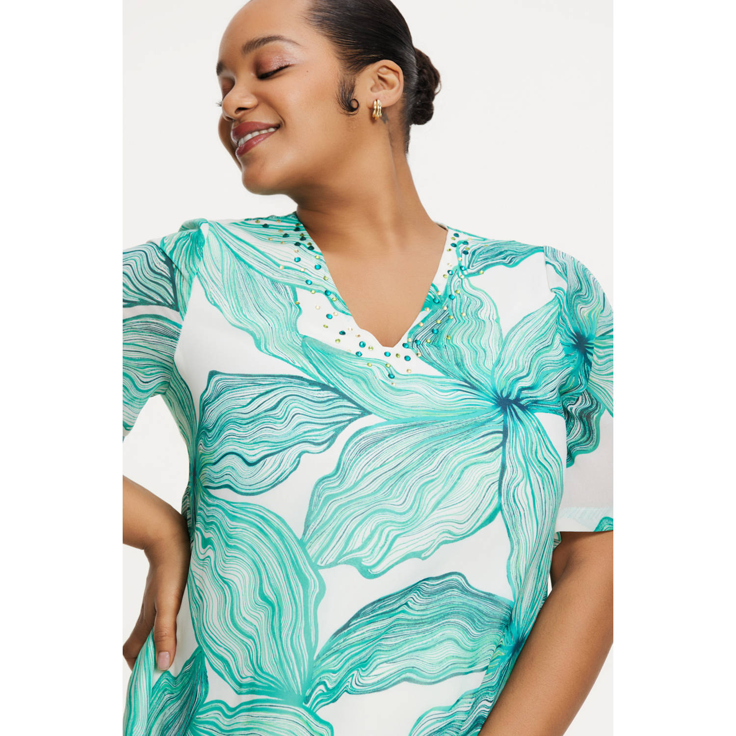 YOEK tuniek turquoise