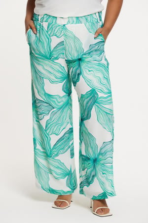regular high waist broek turquoise