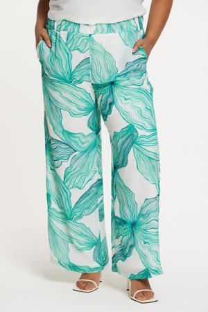 regular high waist broek turquoise