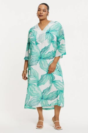 zomerjurk turquoise