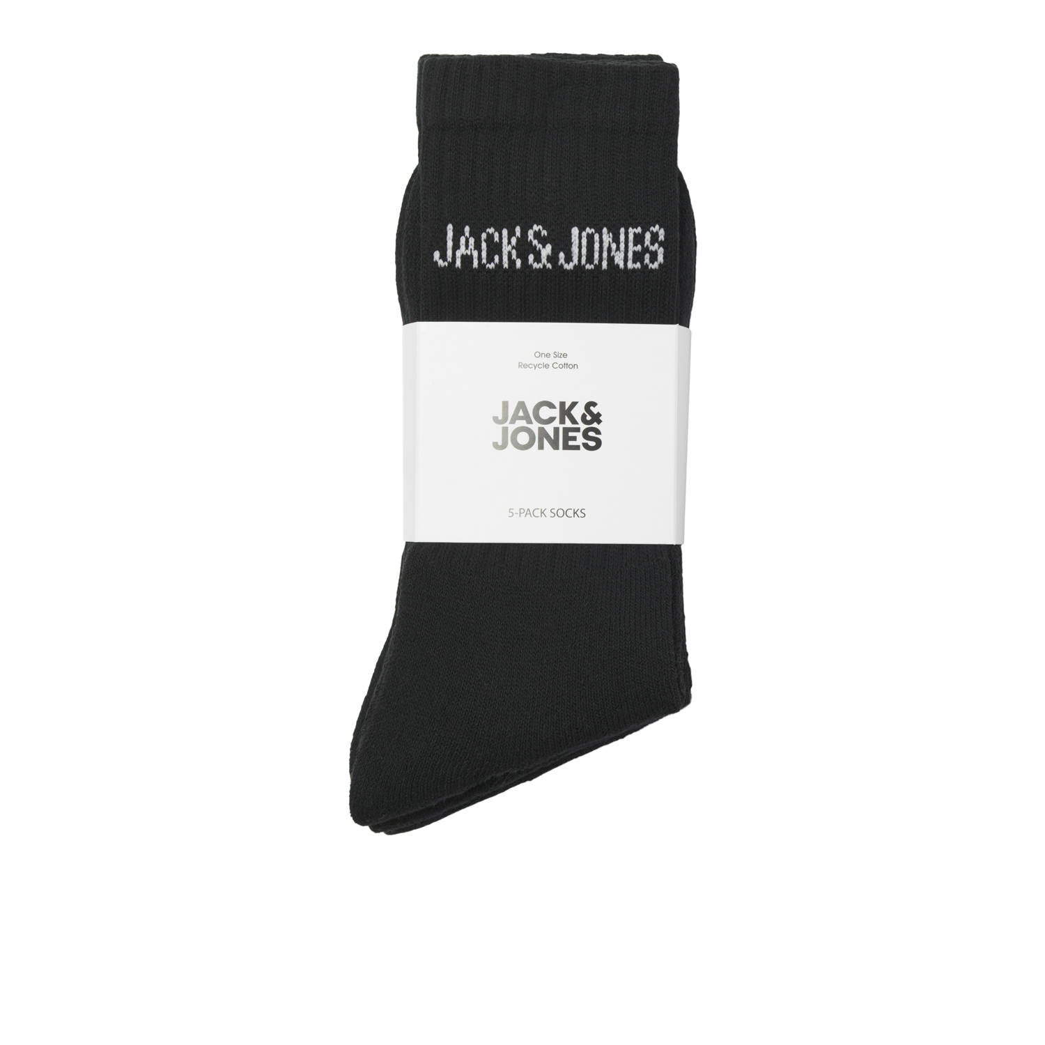 JACK & JONES JUNIOR sokken JACREGEN TENNIS (set van 5) zwart