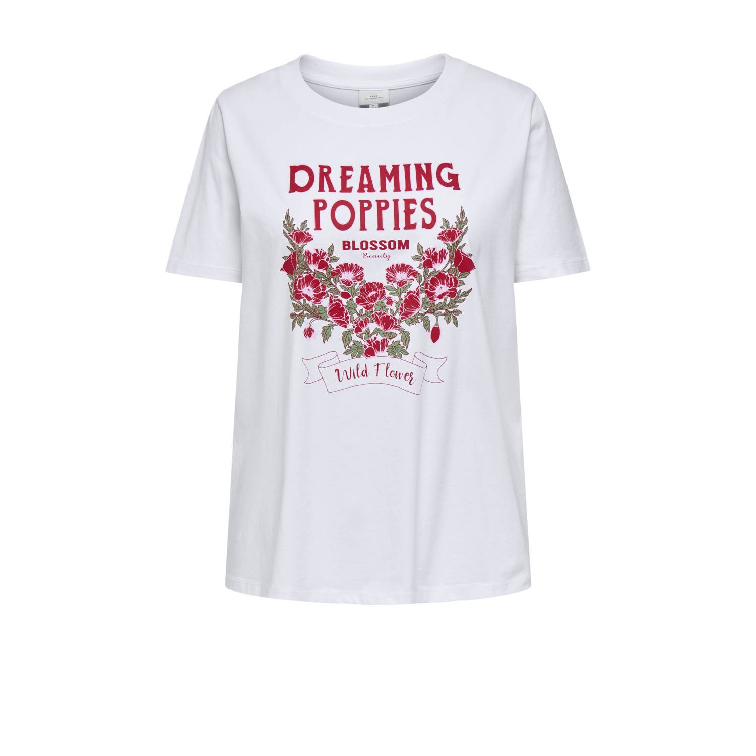 ONLY CARMAKOMA T-shirt wit