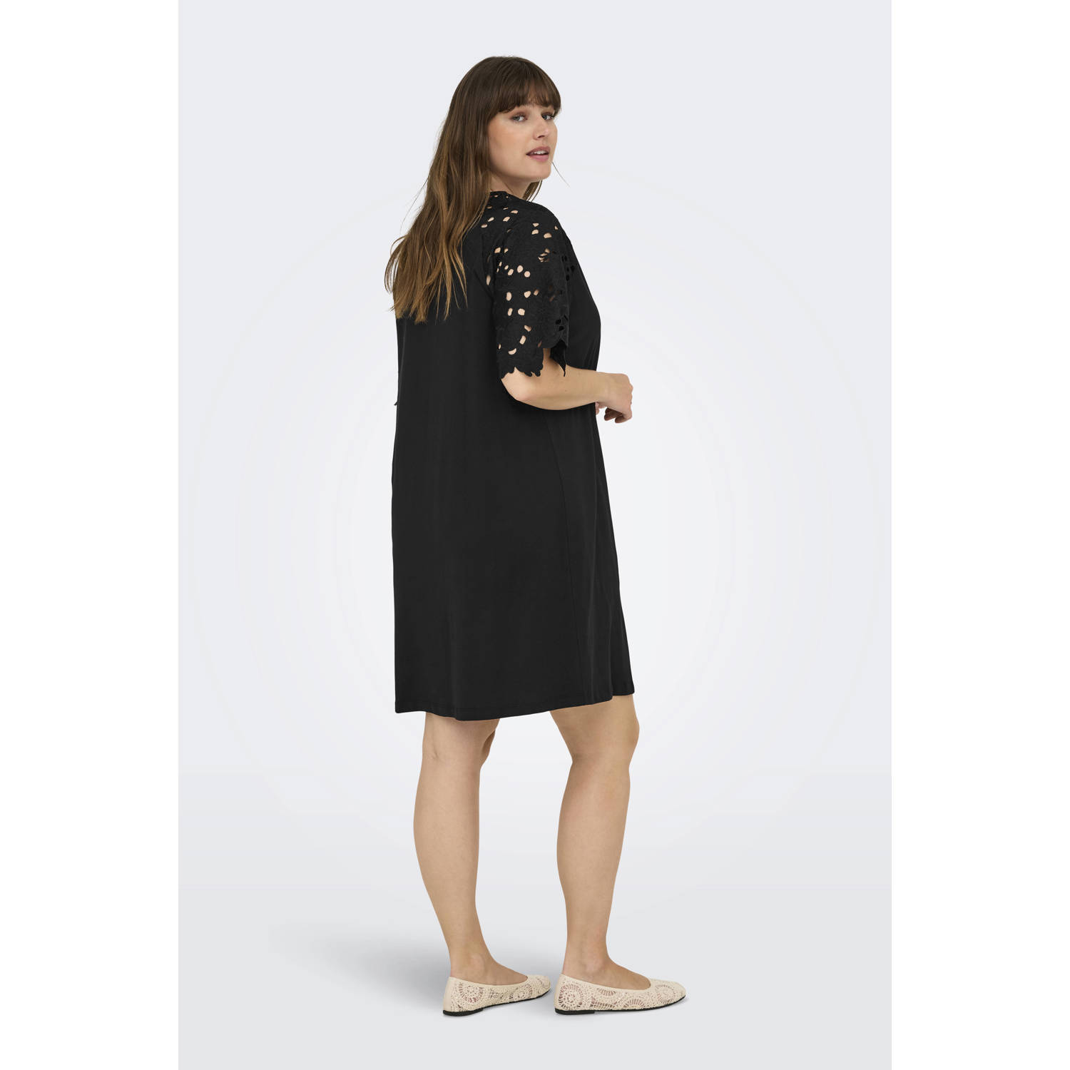 ONLY CARMAKOMA zomerjurk zwart