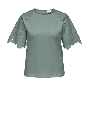 T-shirt grijsgroen