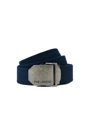 canvas riem blauw