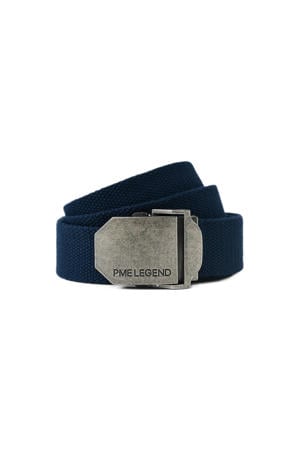 canvas riem blauw