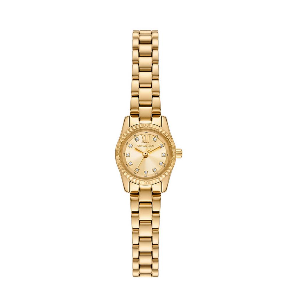 Michael Kors horloge MK4862 Lexington goudkleurig