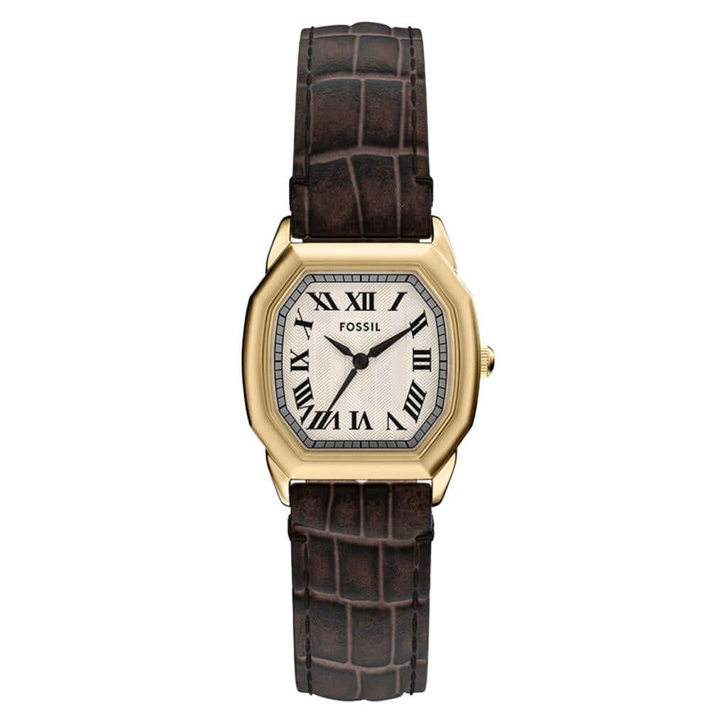 Fossil horloge ES5426 Harlow donkerbruin