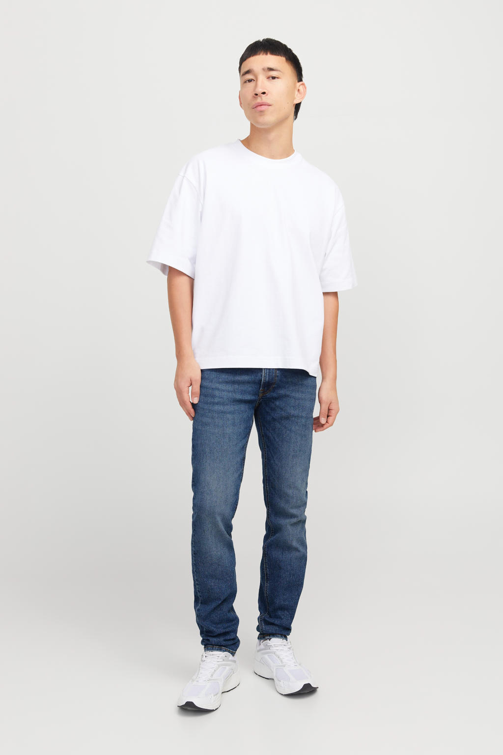 JACK & JONES JEANS INTELLIGENCE JJILIAM JJORIGINAL skinny jeans blue denim