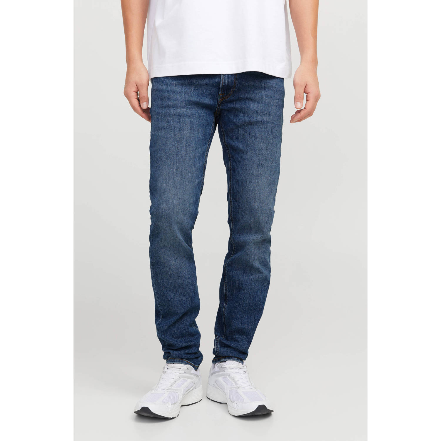 JACK & JONES JEANS INTELLIGENCE JJILIAM JJORIGINAL skinny jeans blue denim