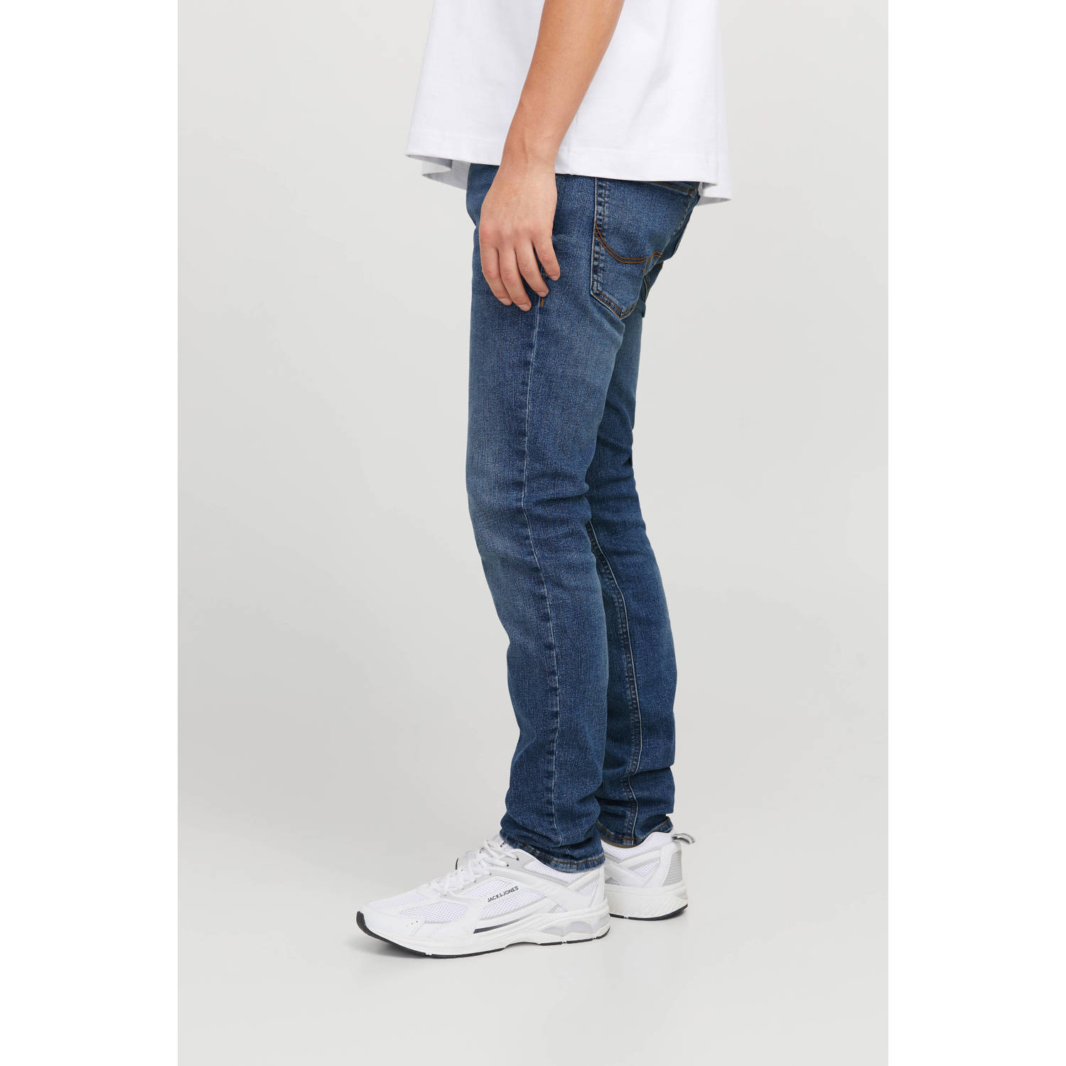 JACK & JONES JEANS INTELLIGENCE JJILIAM JJORIGINAL skinny jeans blue denim