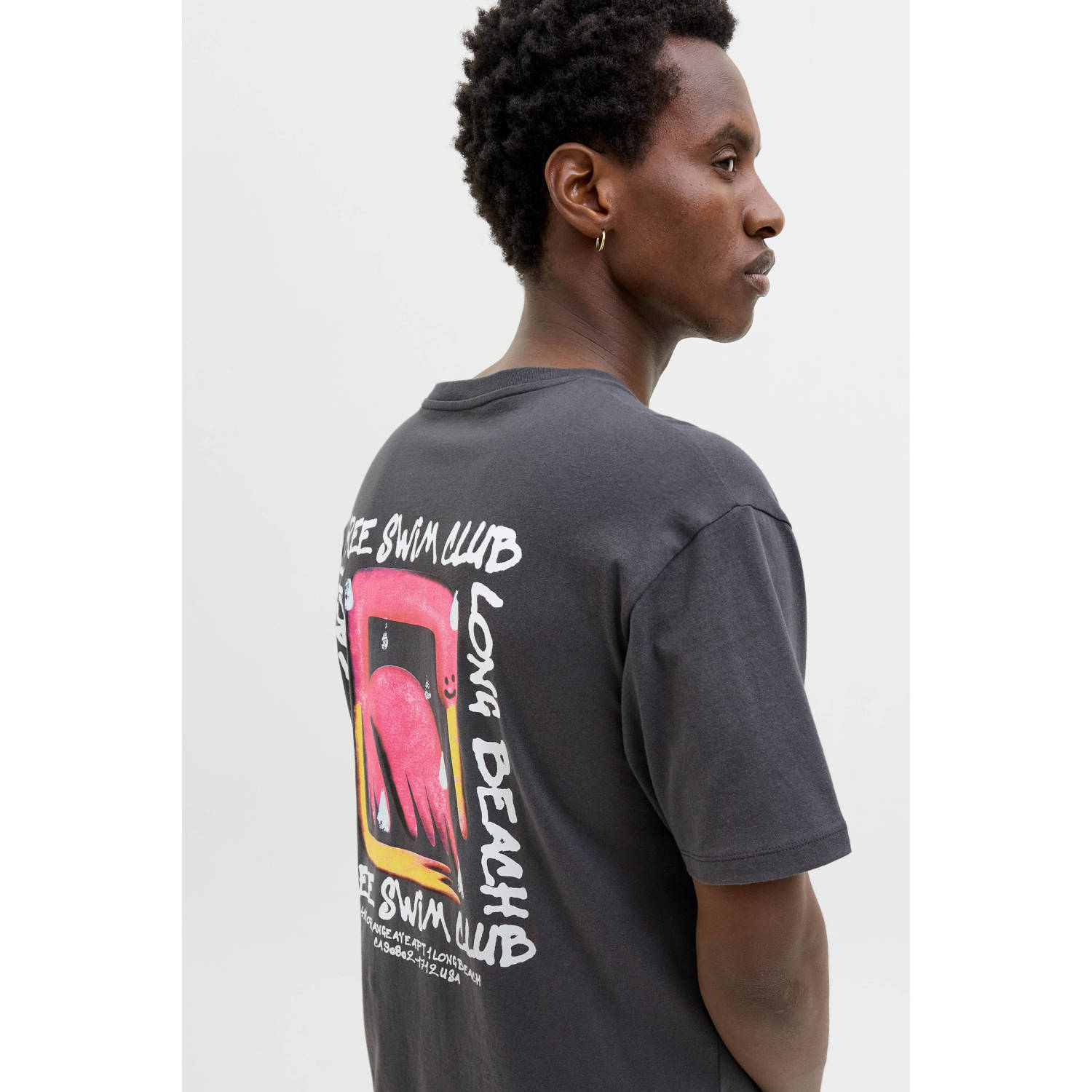 JACK & JONES ORIGINALS T-shirt grijs