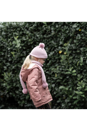 gebreide sjaal Cool roze