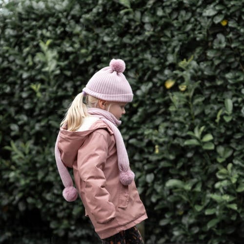Baby's Only gebreide sjaal Cool roze afbeelding