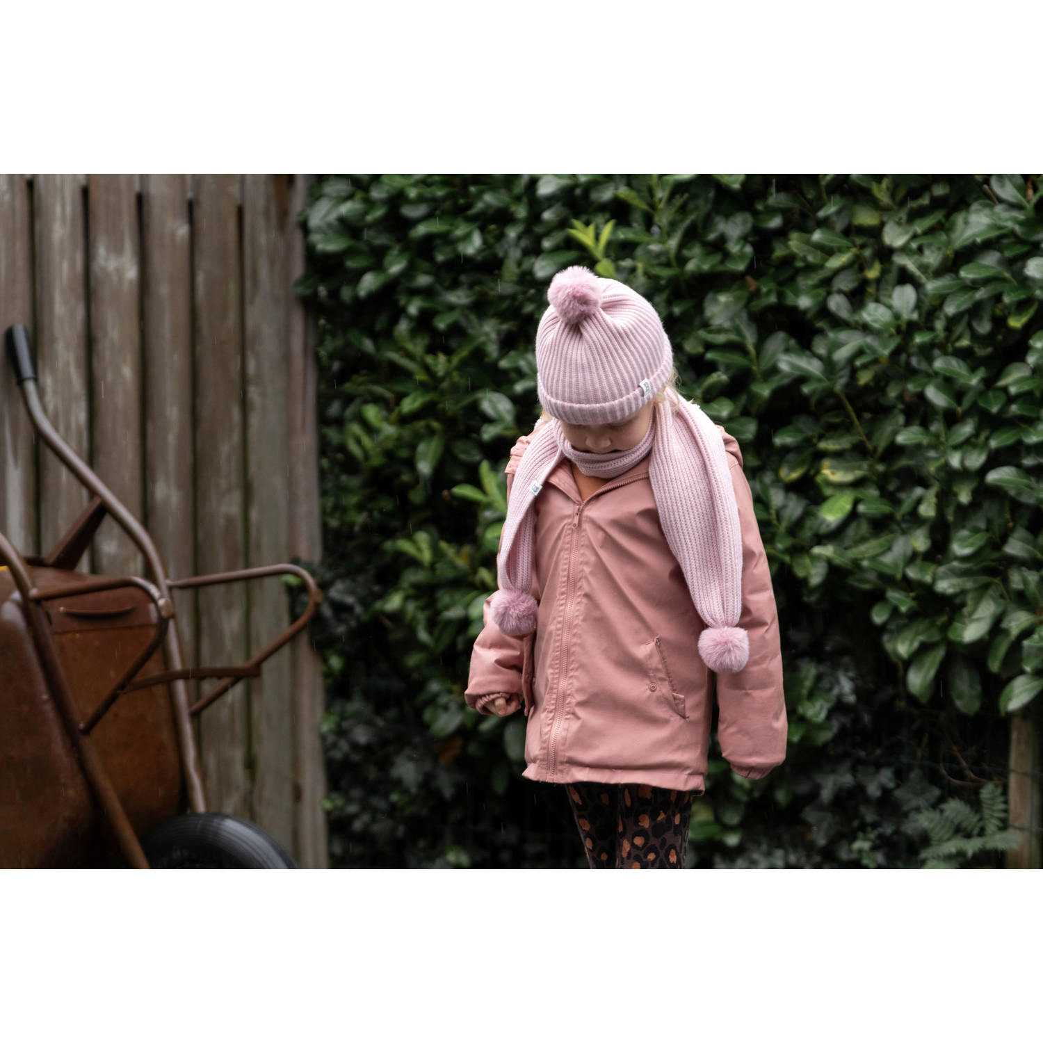 Baby's Only gebreide sjaal Cool roze