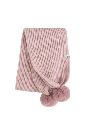 gebreide sjaal Cool roze