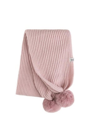 gebreide sjaal Cool roze