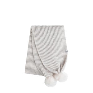 gebreide sjaal Cool off white