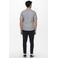 ONLY & SONS linnen casual overhemd grijsblauw