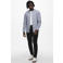 ONLY & SONS linnen casual overhemd blauw