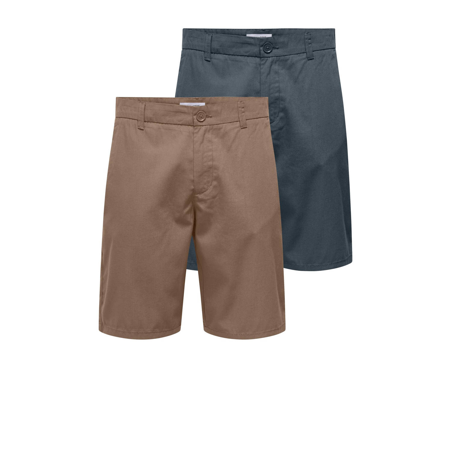 ONLY & SONS slim chino short bruin