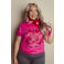 Pinned by K Curve T-shirt roze
