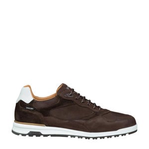 nubuck sneakers donkerbruin
