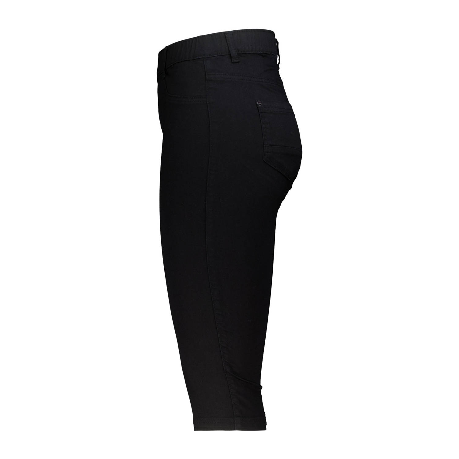 MS Mode slim regular waist broek zwart