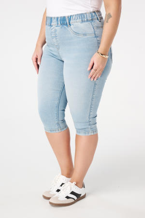 capri jeans light blue denim