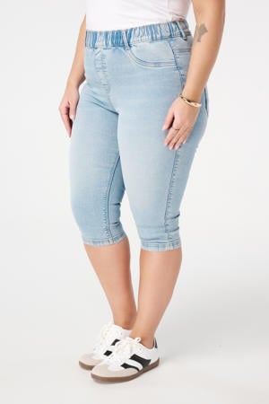 capri jeans light blue denim