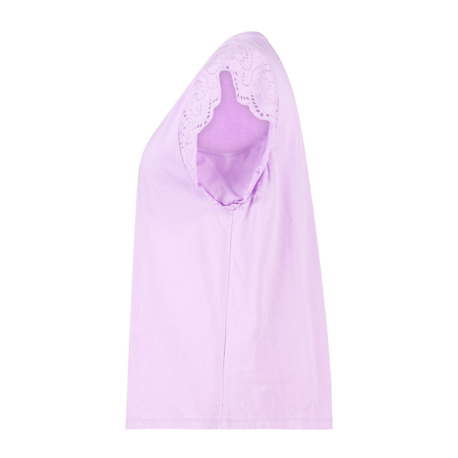 MS Mode top lila broderie
