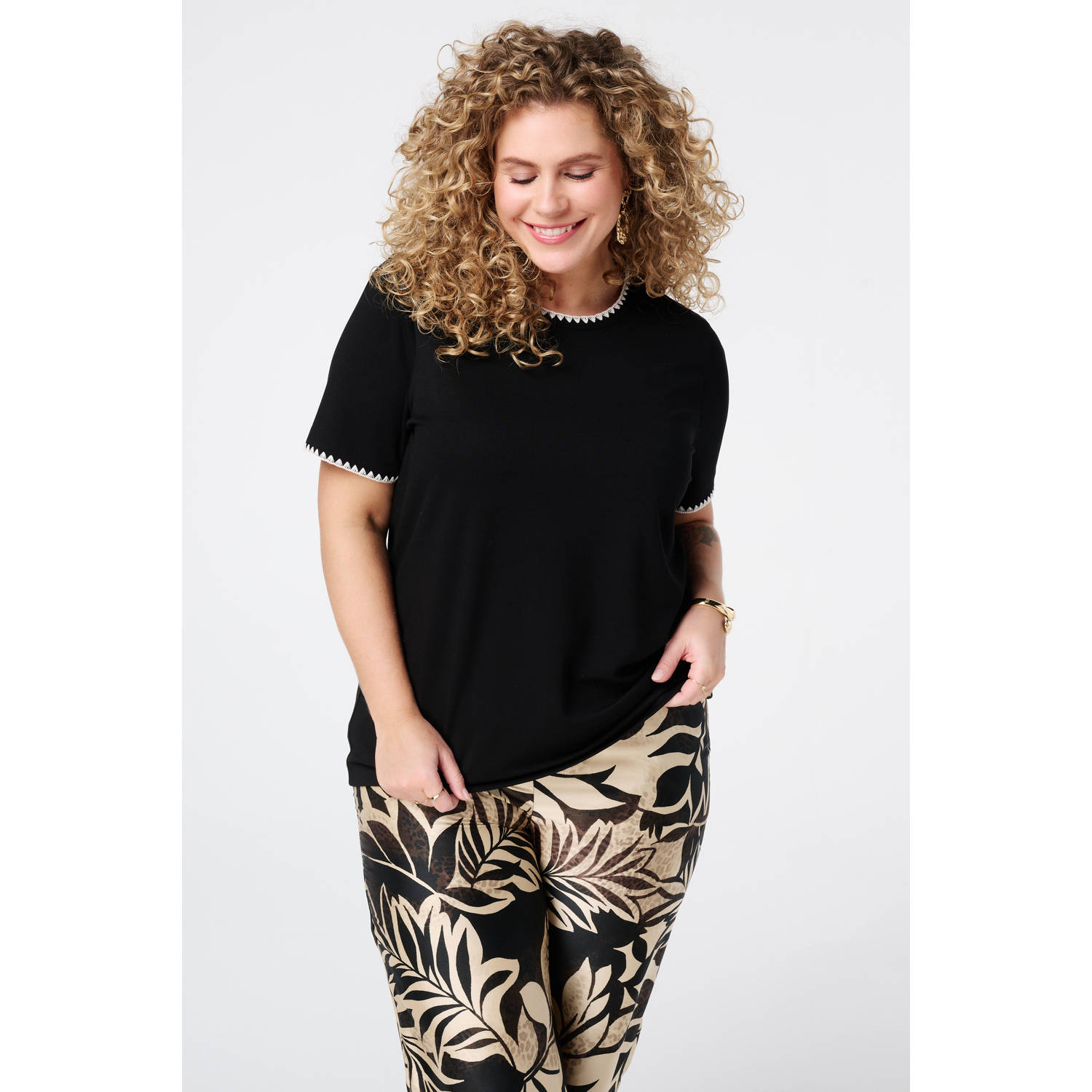 MS Mode top zwart