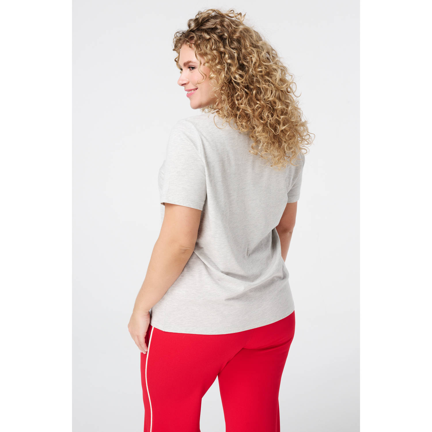 MS Mode T-shirt lichtgrijs