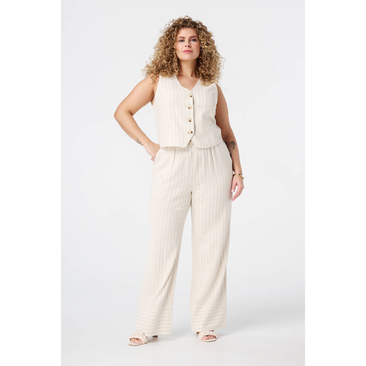 MS Mode gilet zand