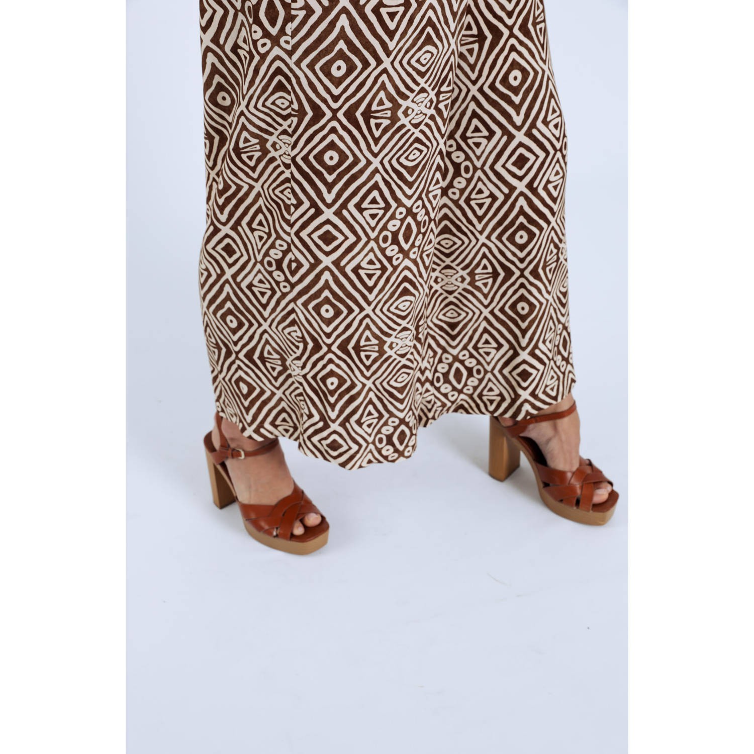 Paprika bruin jumpsuit