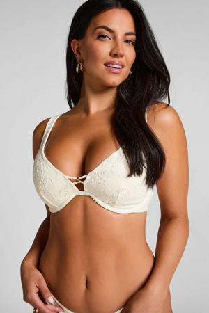 niet-voorgevormde beugel bikinitop Crochet wit