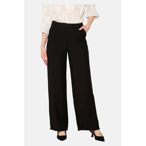 LOLALIZA wide leg pantalon zwart afbeelding