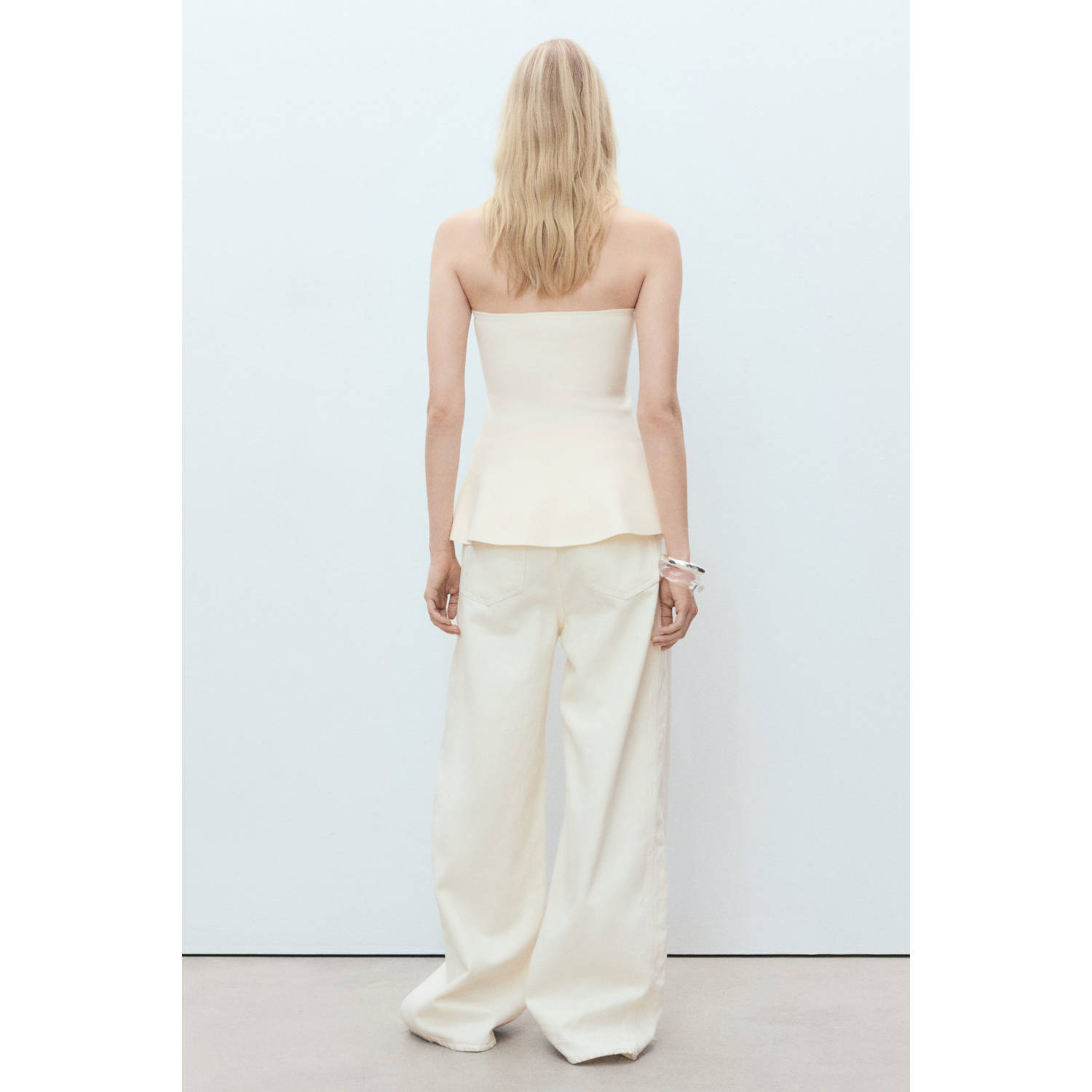Mango top ecru