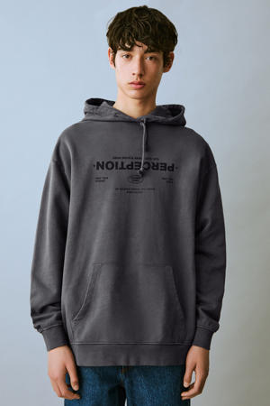 hoodie antraciet