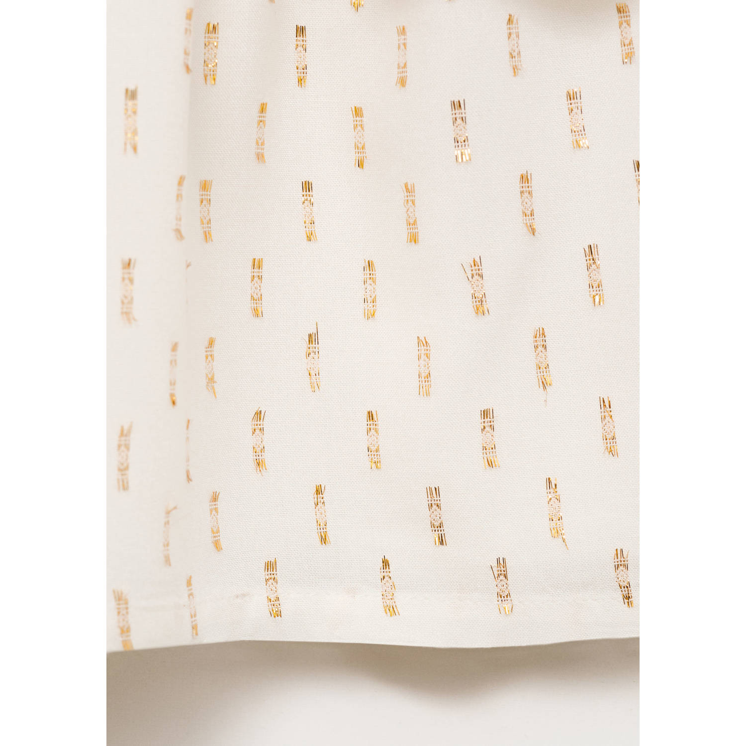 MANGO TEEN mouwloze top beige met glitter