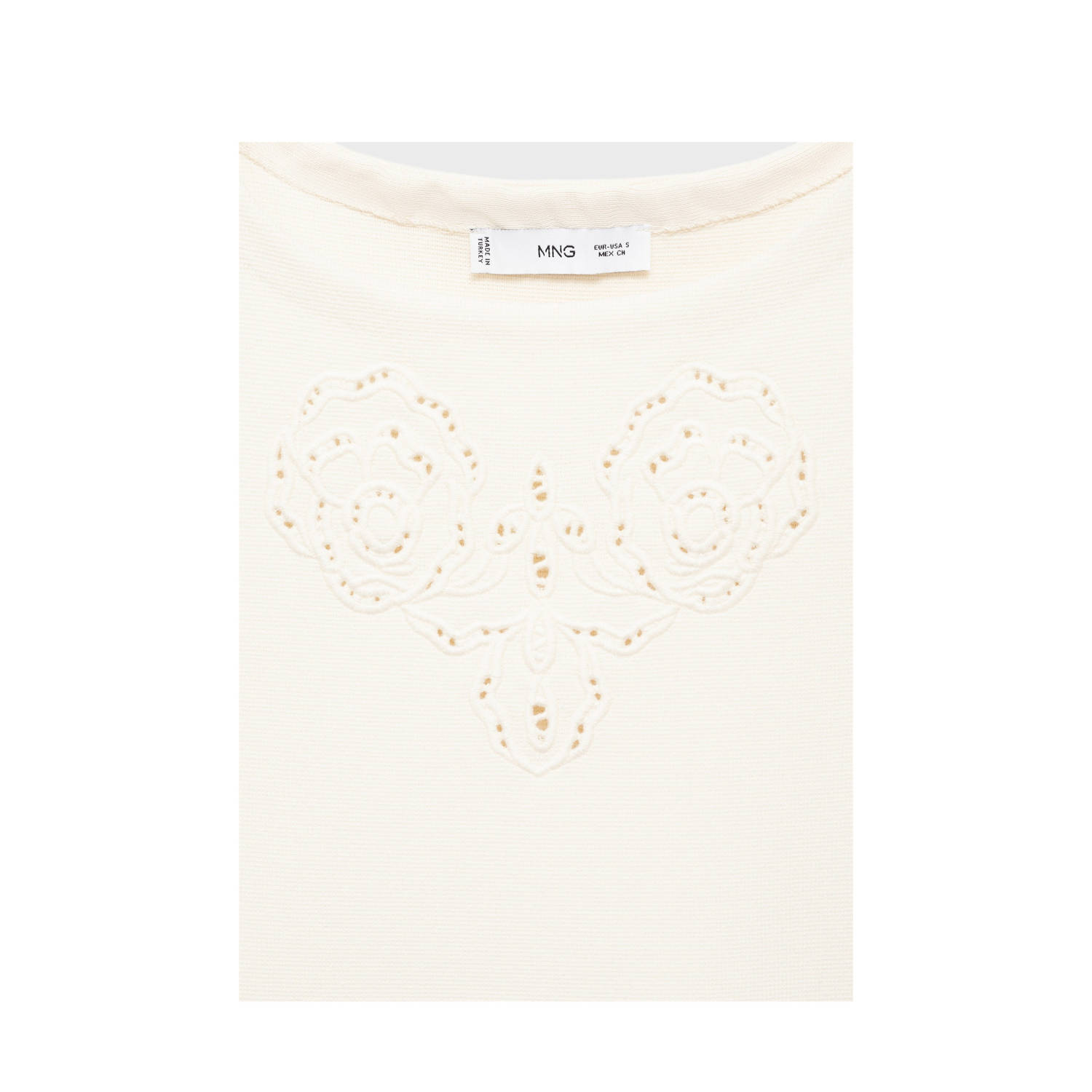 Mango top ecru