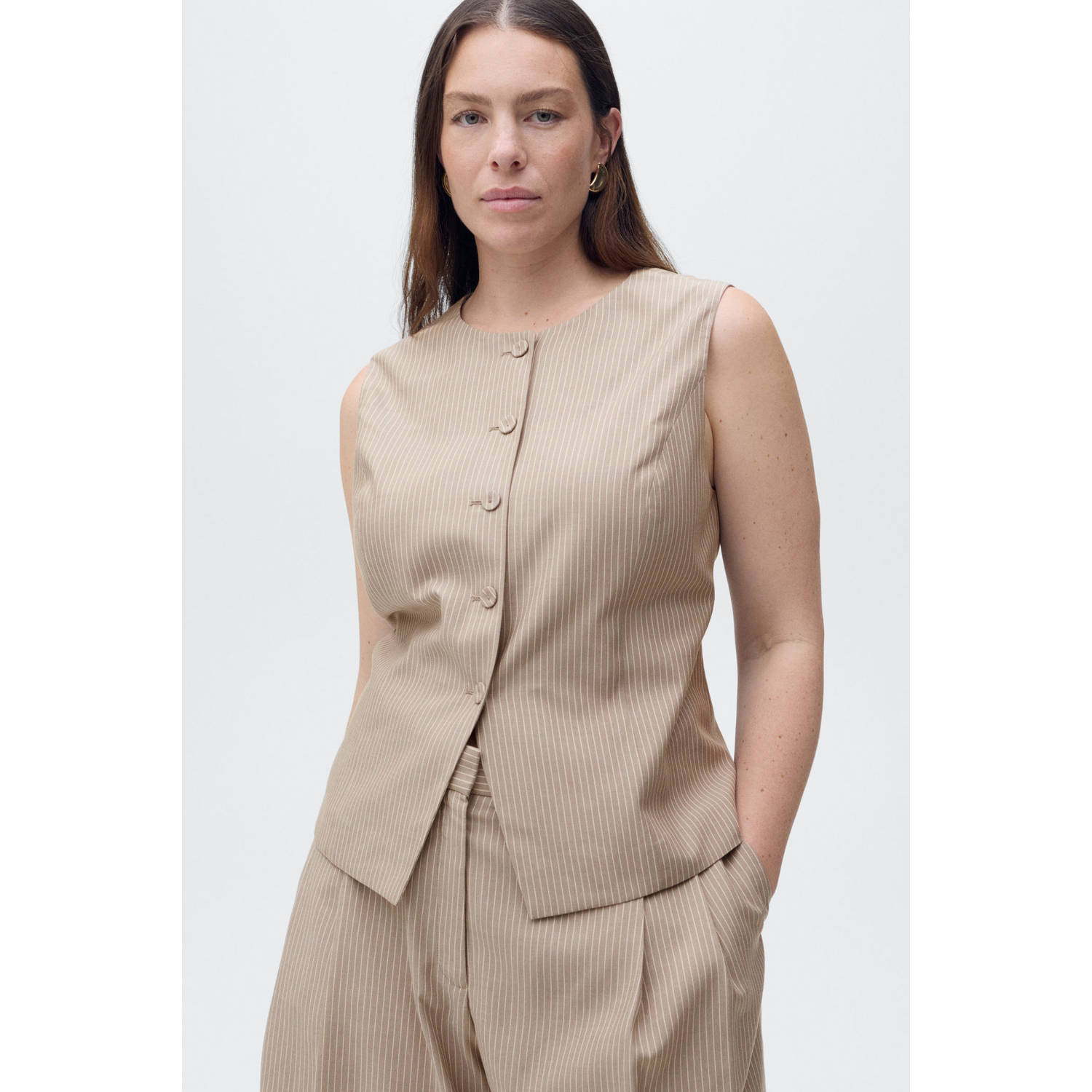 Mango gilet beige