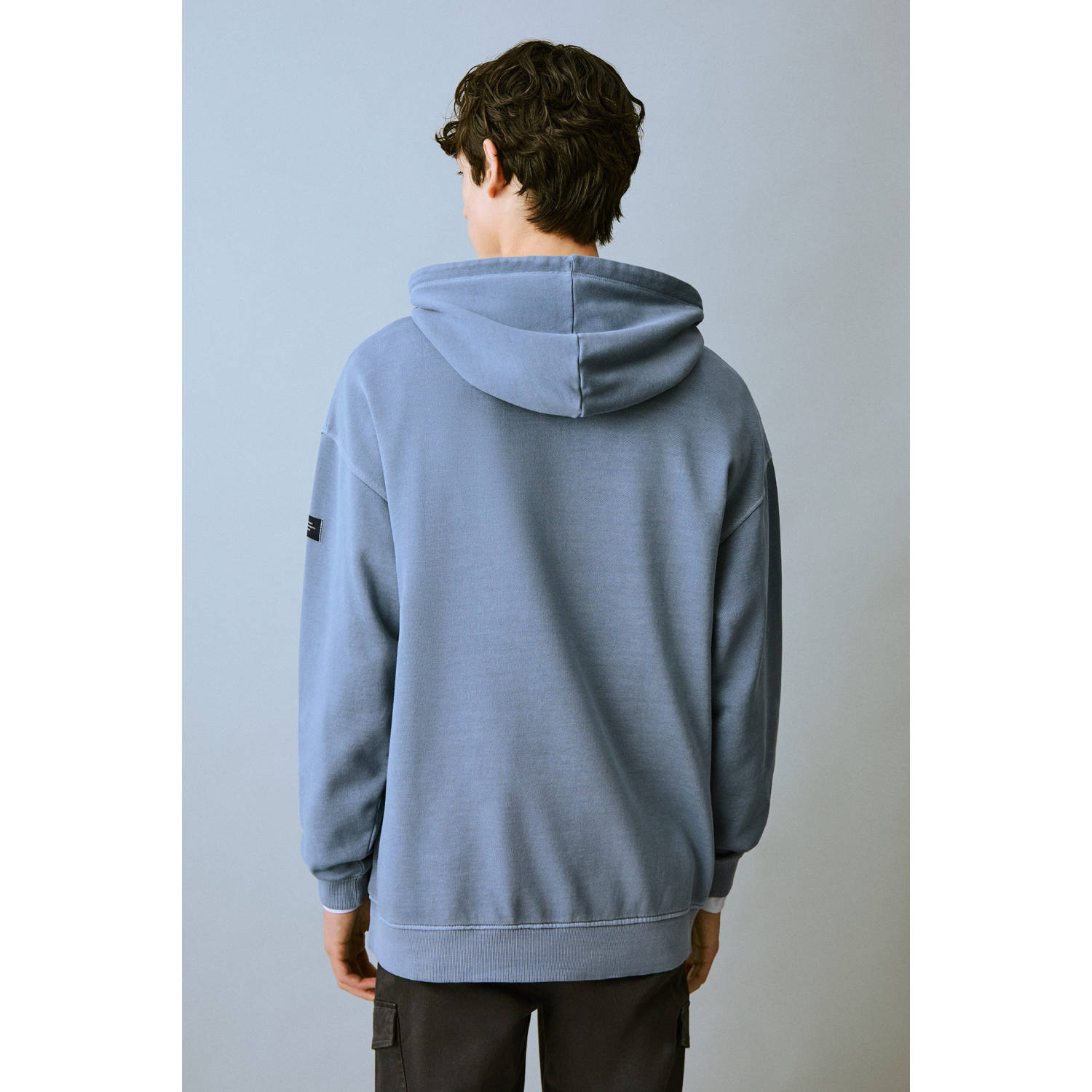 MANGO TEEN hoodie blauw