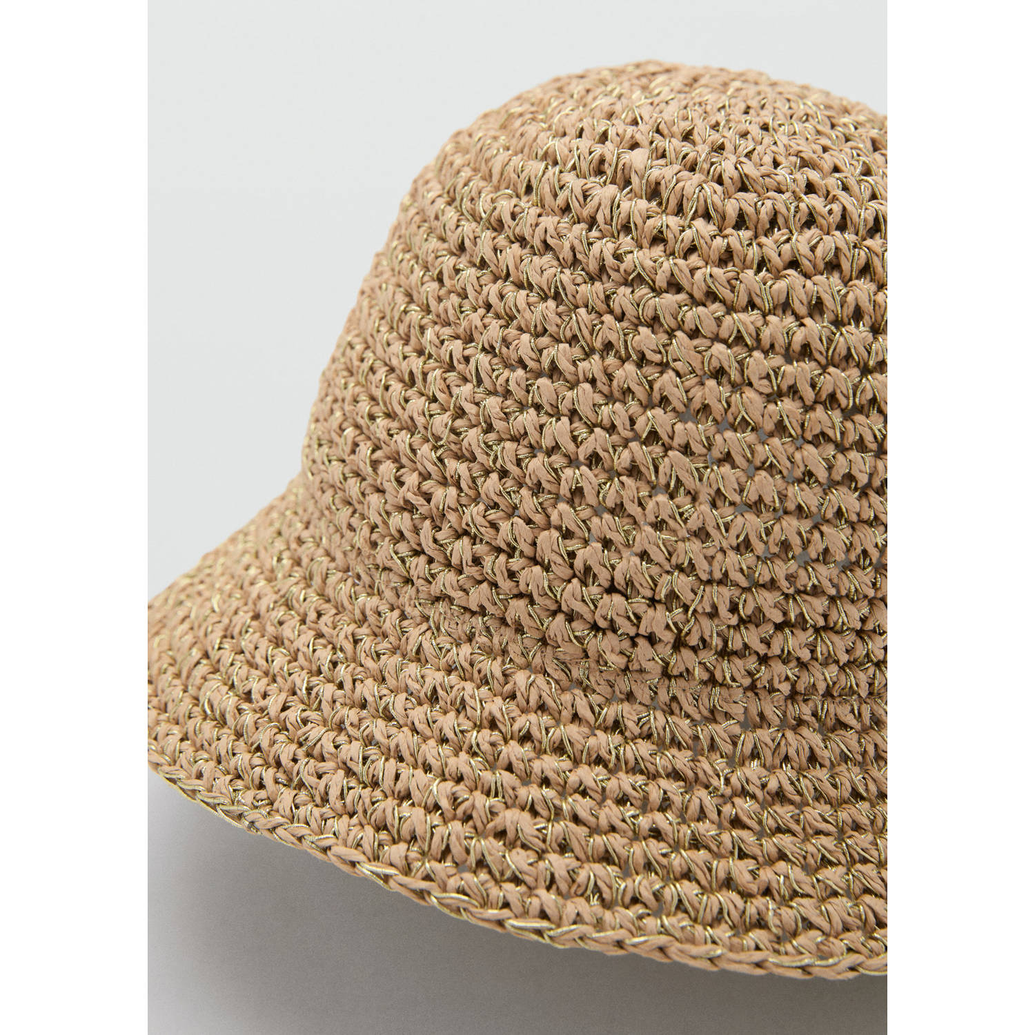 Mango bucket hat naturel