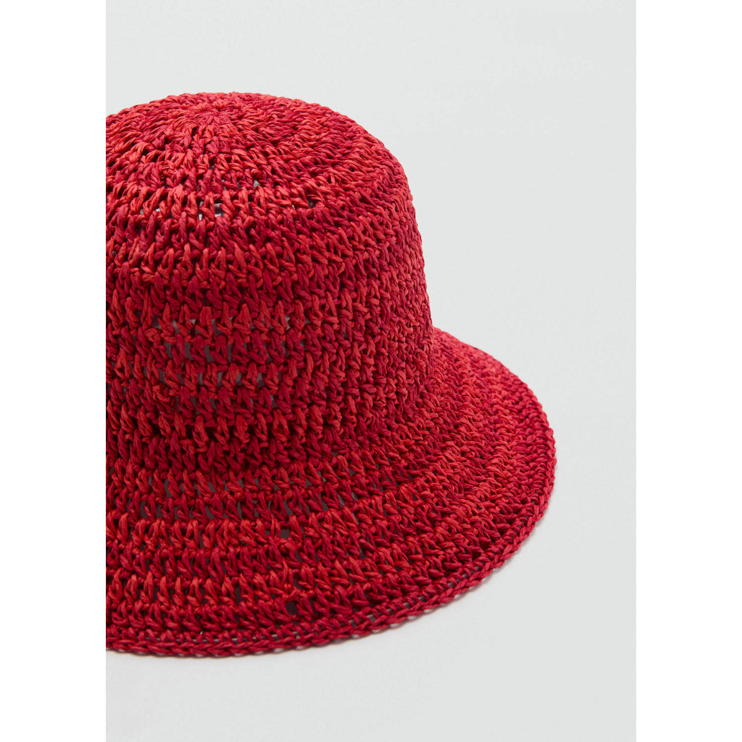 Mango bucket hat rood