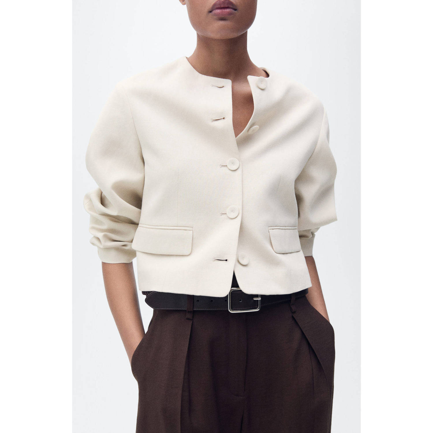 Mango jasje beige