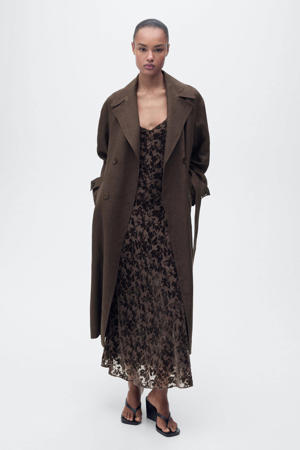 trenchcoat donkerbruin