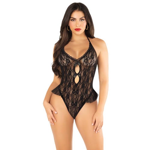 Leg Avenue kanten body zwart afbeelding