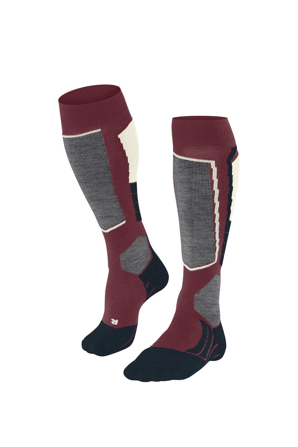 Falke Sport SK2 skisokken bordeauxrood