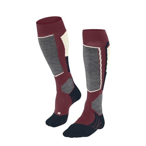 Falke Sport SK2 skikousen bordeauxrood afbeelding